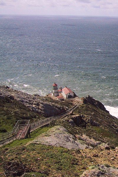 [I took a quick trip down to Point Reyes where it was chilly and the wind whipped around but the view could not be beat. The steps down to the lighthouse were closed which kept me from having to beg off climbing up and down them all.
]